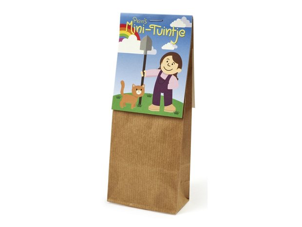 Mini tuintje - Pien - kindertraktatie - voorkant