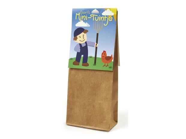 Mini tuintje - Gert - kindertraktatie - voorkant