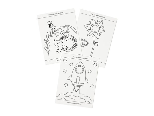 Schilderij maken - kindertraktatie - tekeningen