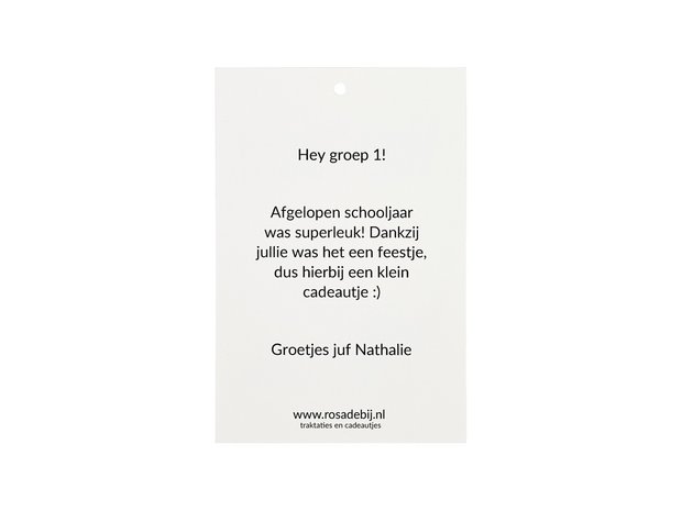 Bedankt voor het spelen - Traktatie schilderij maken