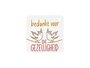 Pindaketting rijgen - bedankt voor de gezelligheid - kindertraktatie - label voorkant