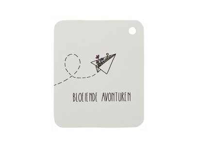 Label - Bloeiende avonturen - 50x60 mm Label - Bloeiende avonturen - 50x60 mm