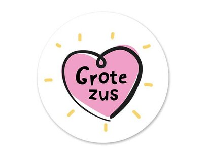 Stickervel - Grote zus - 24 stuks Stickervel - Grote zus - 24 stuks