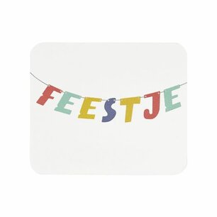 Label - Feestje! - 50x60 mm Label - Feestje! - 50x60 mm