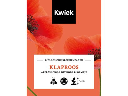Biologische klaproos zaden - KWIEK Uitdeel zakjes Biologische klaproos zaden - KWIEK Uitdeel zakjes