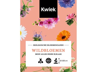 Biologische Wildbloemenmengsel zaden - KWIEK Uitdeel zakjes Biologische Wildbloemenmengsel zaden - KWIEK Uitdeel zakjes